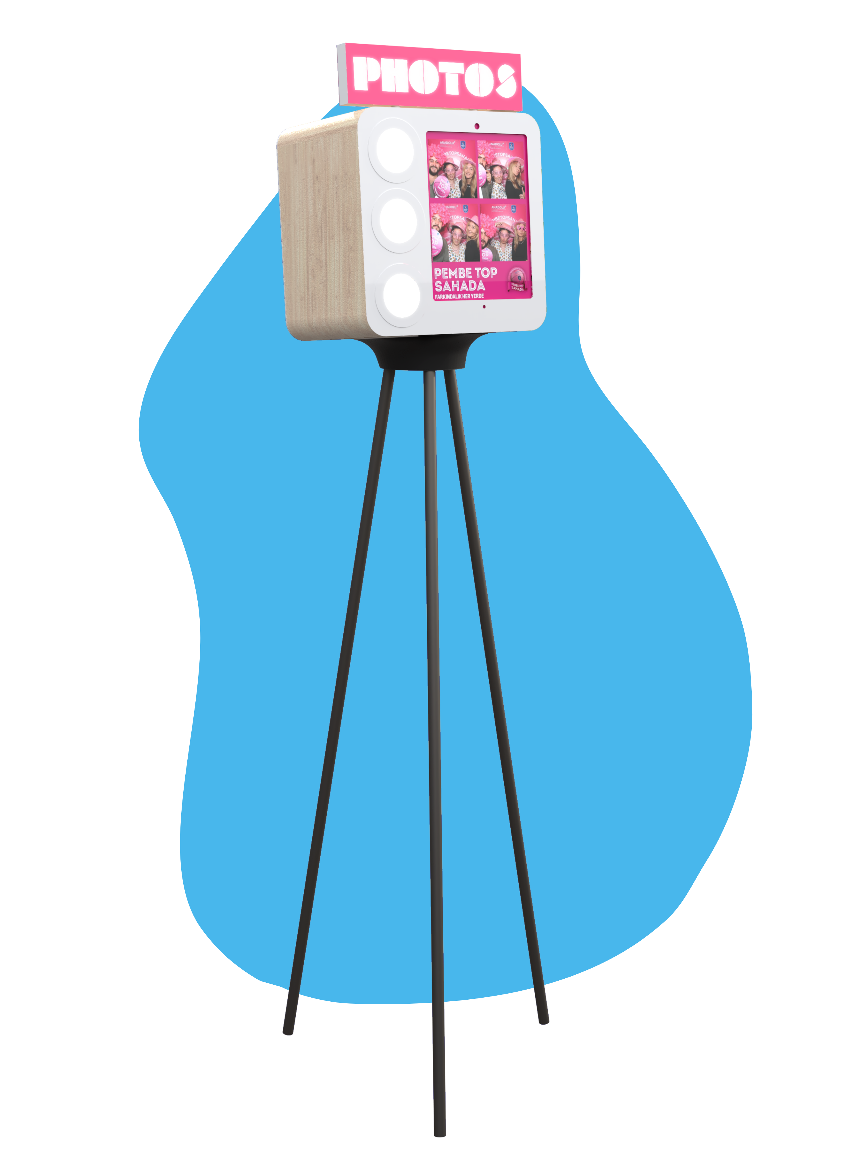 Formule Smile — photobooth Badabooth avec 400 photos imprimées